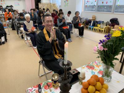 今日は若先生のお説教の日です(*^◯^*)