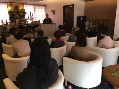 キラキラわかばの会　3月30日　お説教の日　丸岡先生