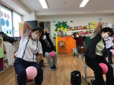 9月6日　キラキラ　わかばの会　健幸体操　（丸岡先生）・さつき先と歌おう