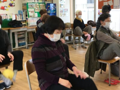 キラキラわかばの会　2023年2月21日　丸岡先生、さつき先生と歌おう　